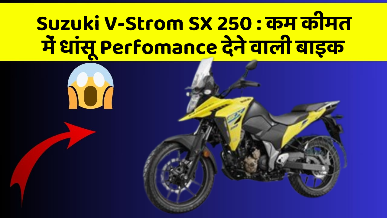 Suzuki V-Strom SX 250: कम कीमत में धांसू Perfomance देने वाली बाइक